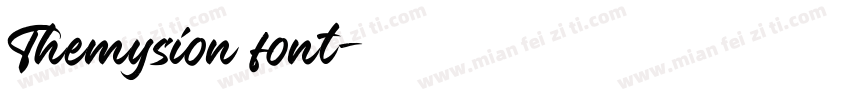 Themysion font字体转换